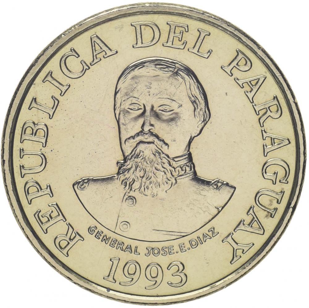 Колекційна монета Парагвай 100 гуарані 1993 UNC (KM#177a)