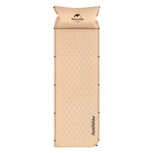 Самонадувающийся коврик Naturehike NH15Q002-D Mat with Pillow 25 мм Natural yellow (6927595782576)