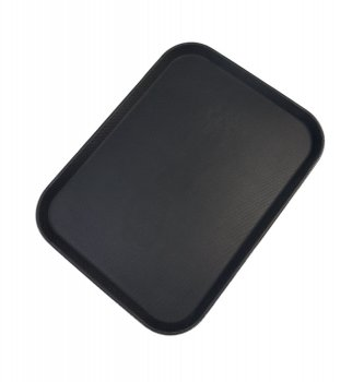 Поднос кухонный One Chef с антискользящим покрытием пластиковый 56х40,5 см Черный (53155)