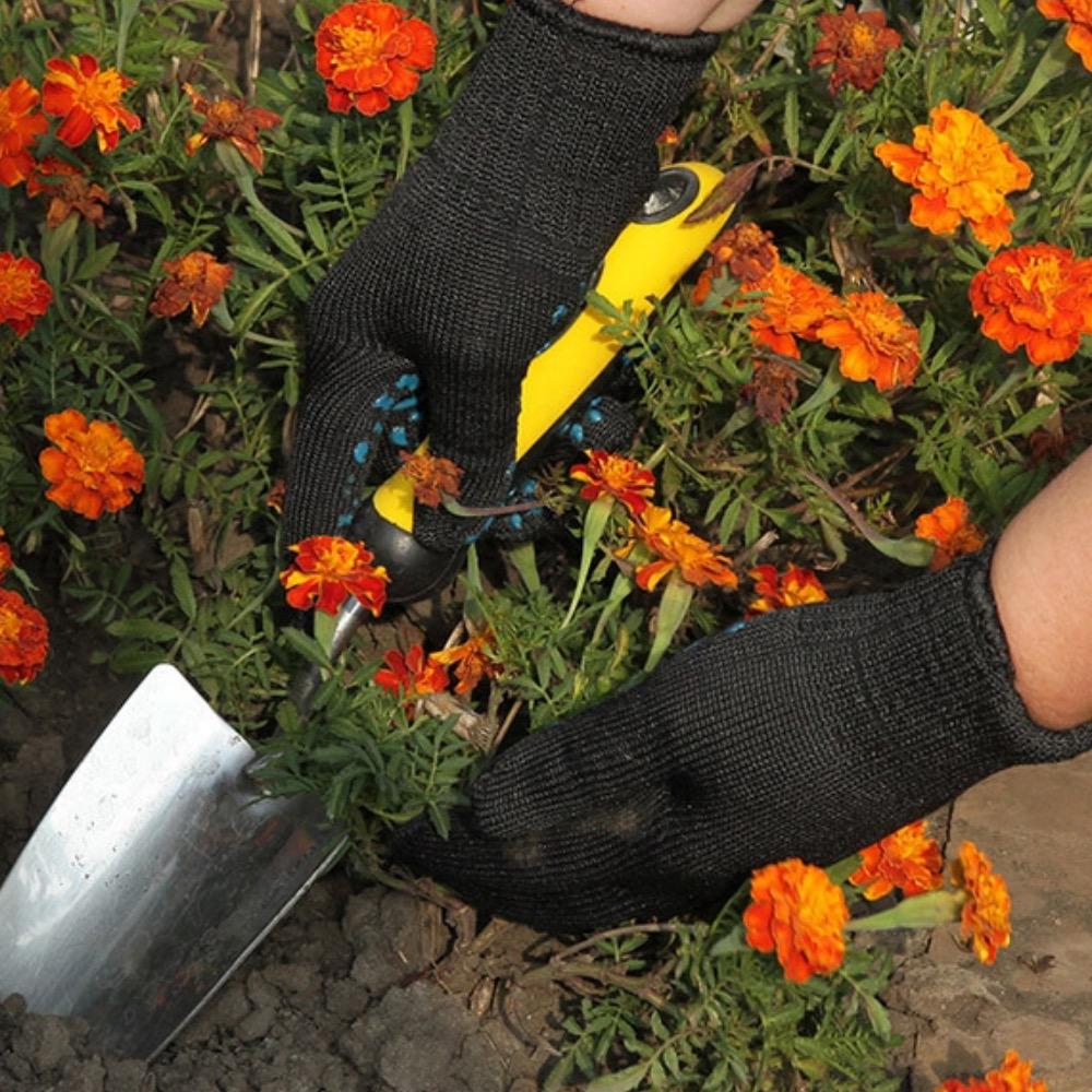 Перчатки рабочие BRS трикотажные хозяйственные из ПВХ садовые 10 шт. Black - фото 4 Перчатки рабочие BRS трикотажные хозяйственные из ПВХ садовые 10 шт. Black - фото 4