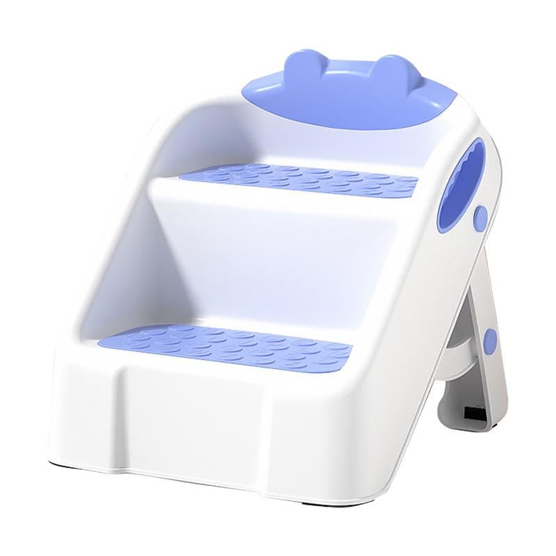 Лестница для унитаза детская Bestbaby 2024 со ступенькой для мытья рук Blue (25713969)