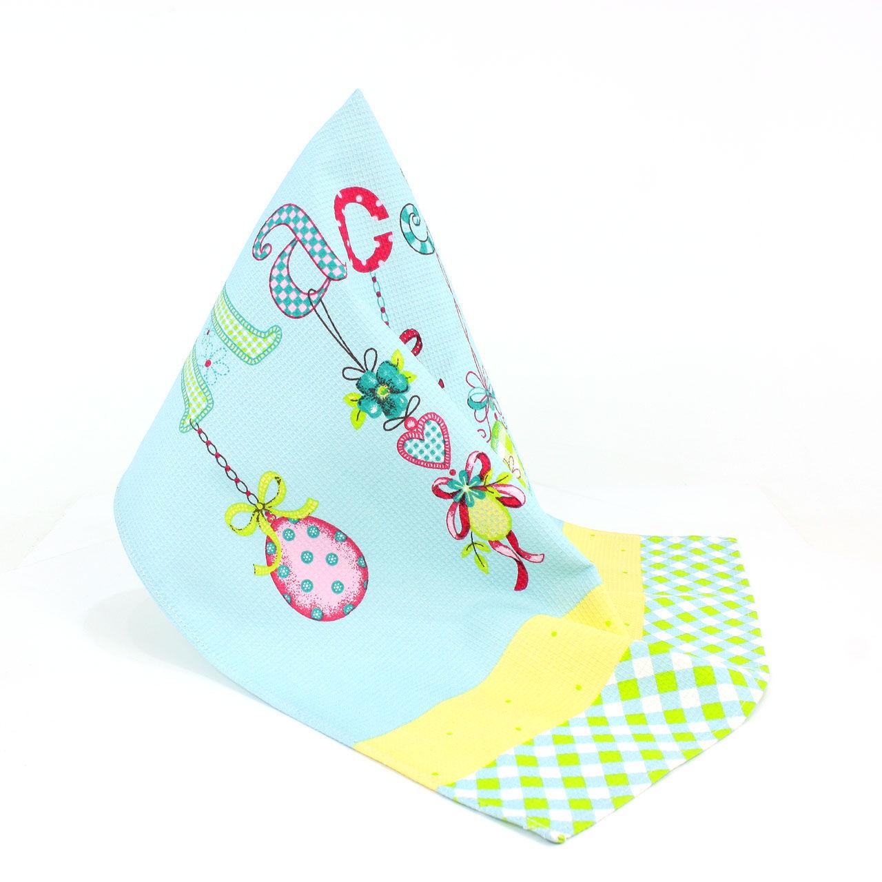 Рушник 48х70см Р3.1 0228 Блакитний/Зелений (141546) - фото 2 Рушник 48х70см Р3.1 0228 Блакитний/Зелений (141546) - фото 2