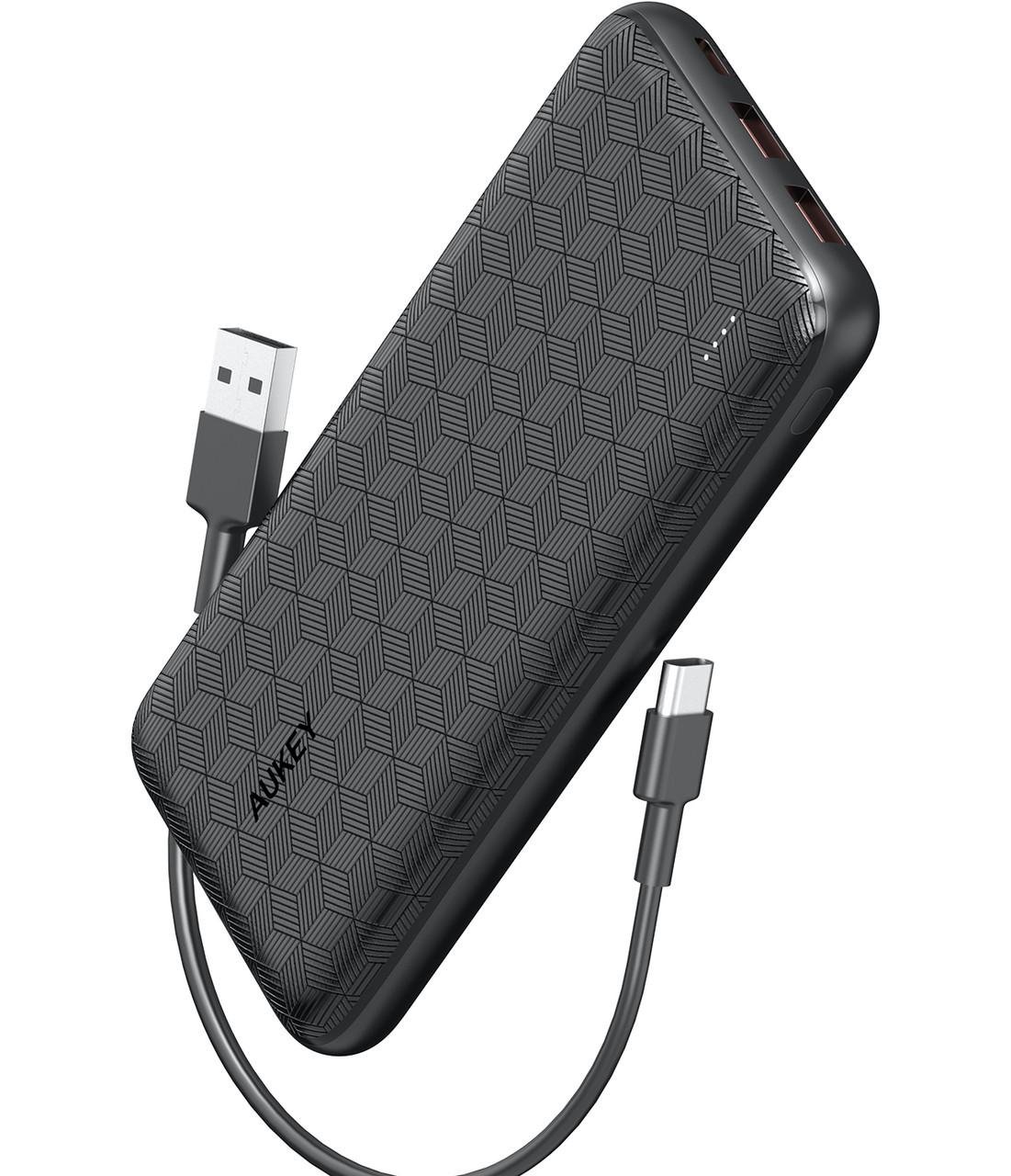 Павербанк AUKEY Ultrafast Power Bank 20000 mАh 18W Black (PB-N93A) - фото 1