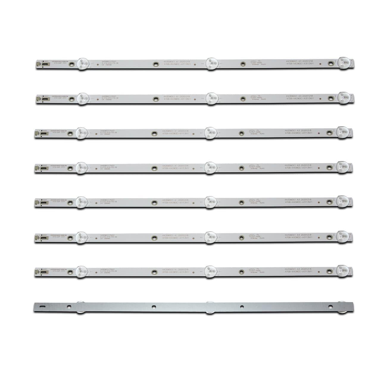 Комплект LED подсветки для TV 43" K430WDC1 A1 4708-K43WDC-A1113N11 (ART-13005)