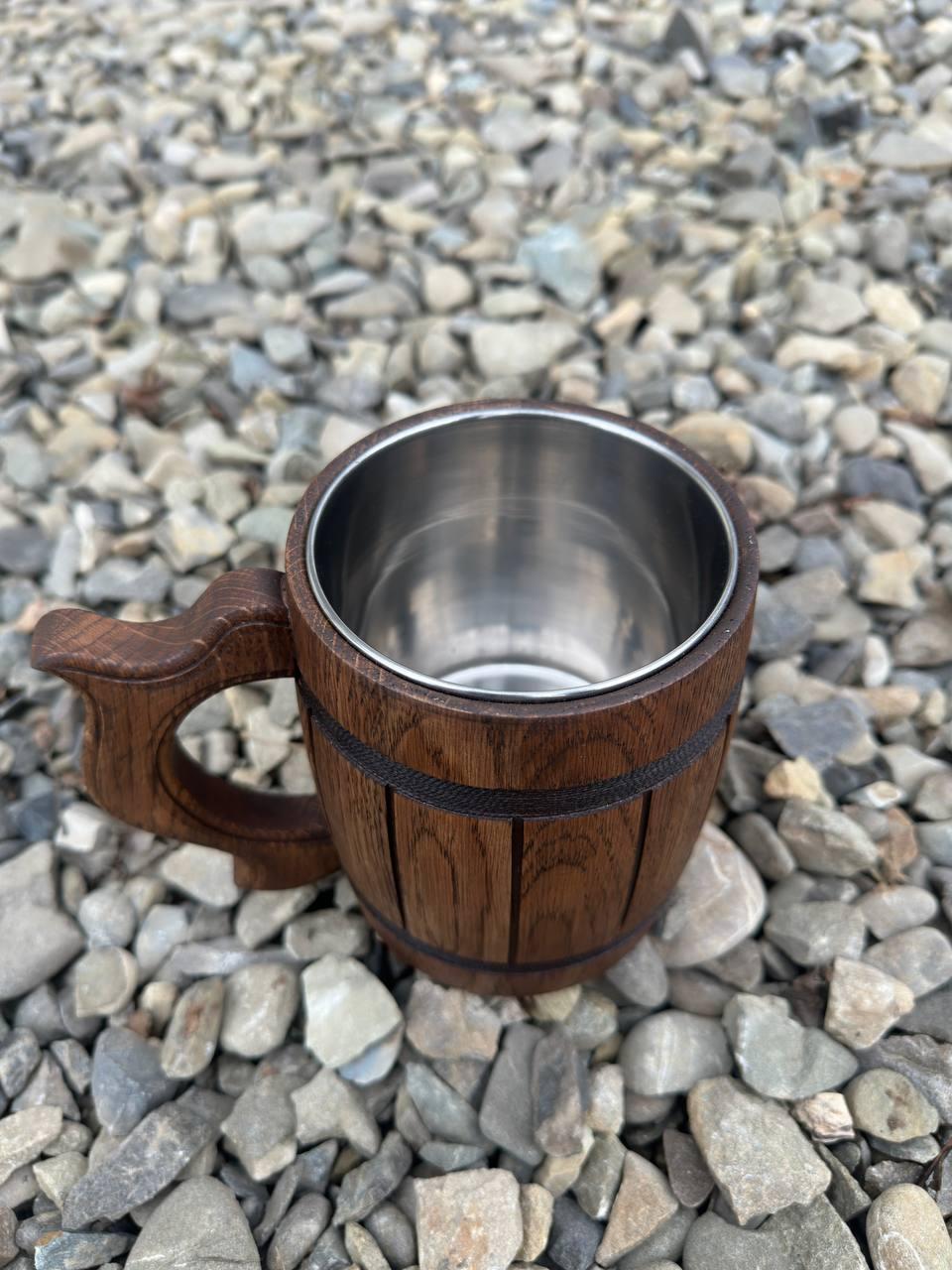 Кружка пивна дубова ручної роботи (1983485984) - фото 8 Кружка пивна дубова ручної роботи (1983485984) - фото 8