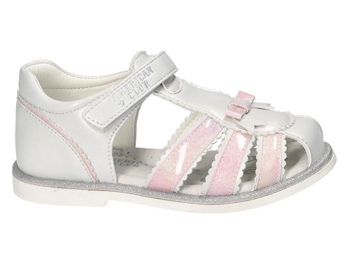 Босоножки для девочек American Club XD87238/31 р. 31 Белый