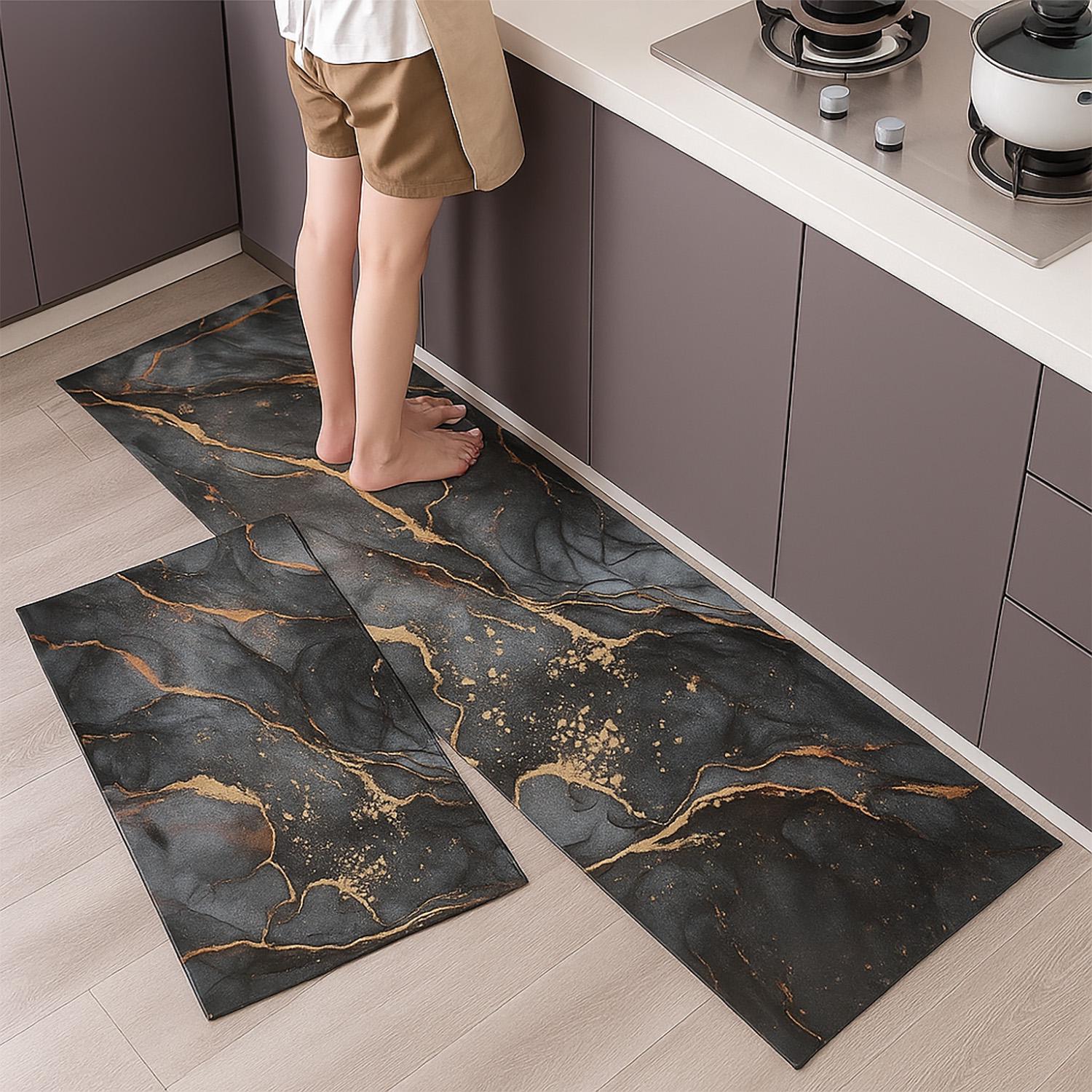 Набор ковриков Мрамор 60x40/120x40 см (87941)