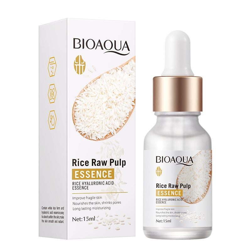 Сироватка для обличчя Bioaqua Rice Raw Pulp Essence омолоджуюча з екстрактом рису 15 мл (22391975)