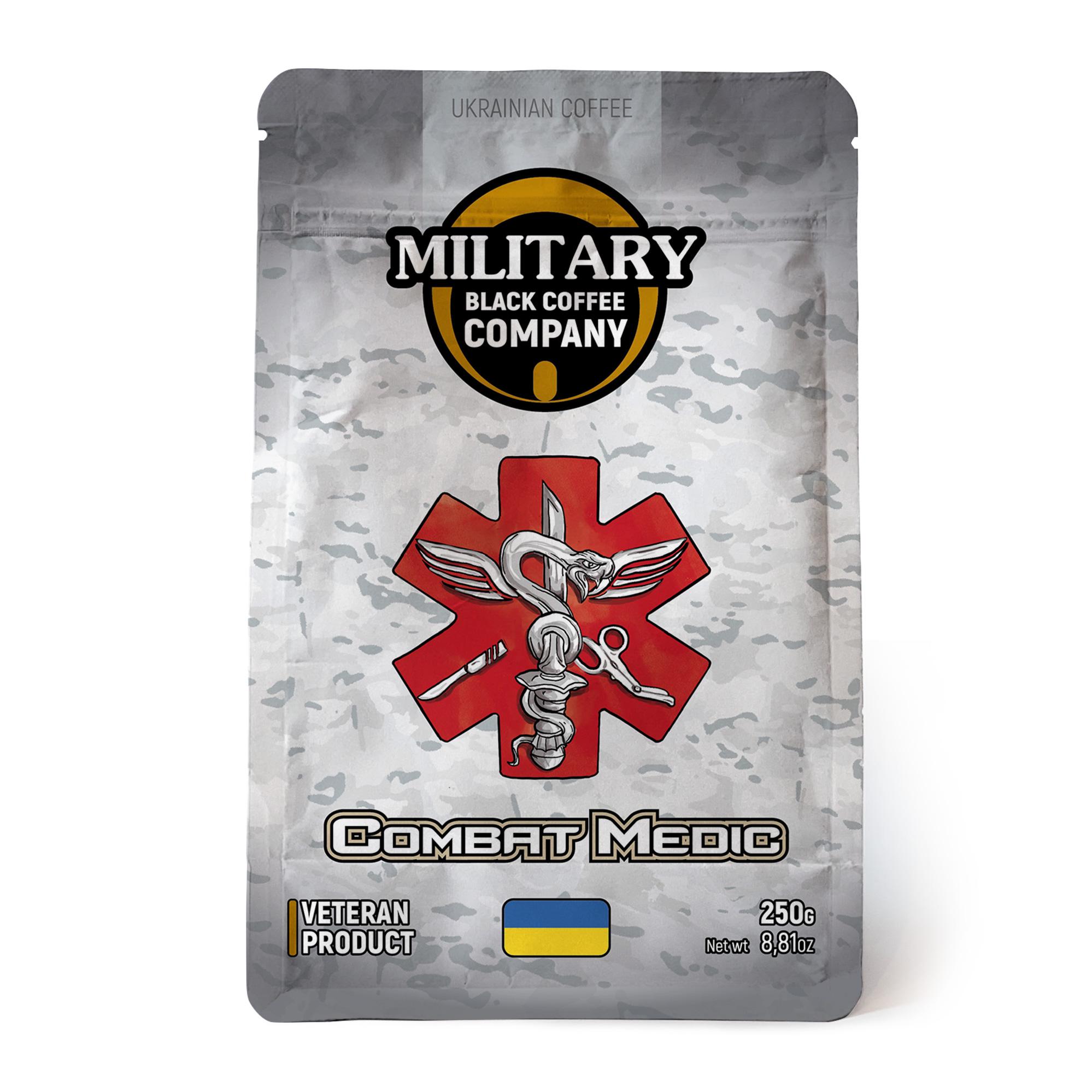 Кава мелена MILITARY BLACK COFFEE COMPANY Бразилія 250 г