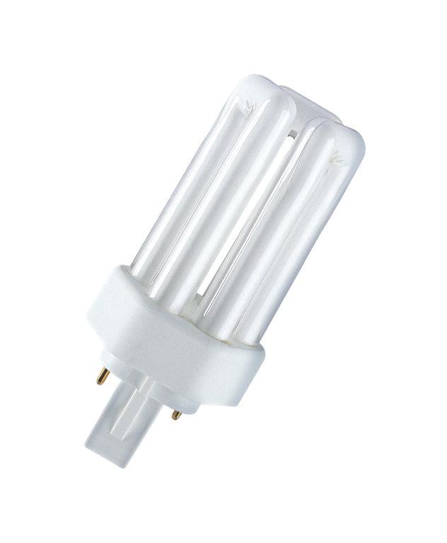 Лампа люмінесцентна Osram DULUX компактна 26W 105V 1800lm 3000K GX24d-3 139x12 мм U-подібна (4050300342061)