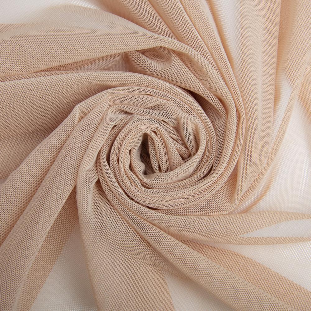 Ткань сетка стрейч Беж (23996)