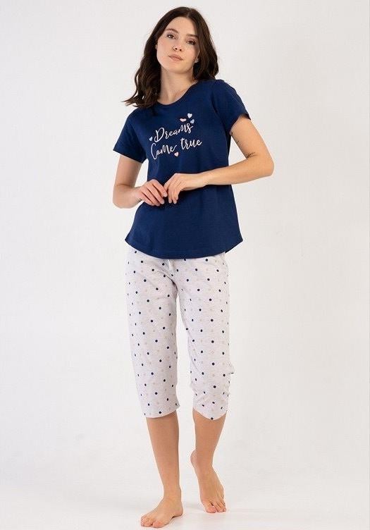 Пижама женская Vienetta L Темно-синий (188210)