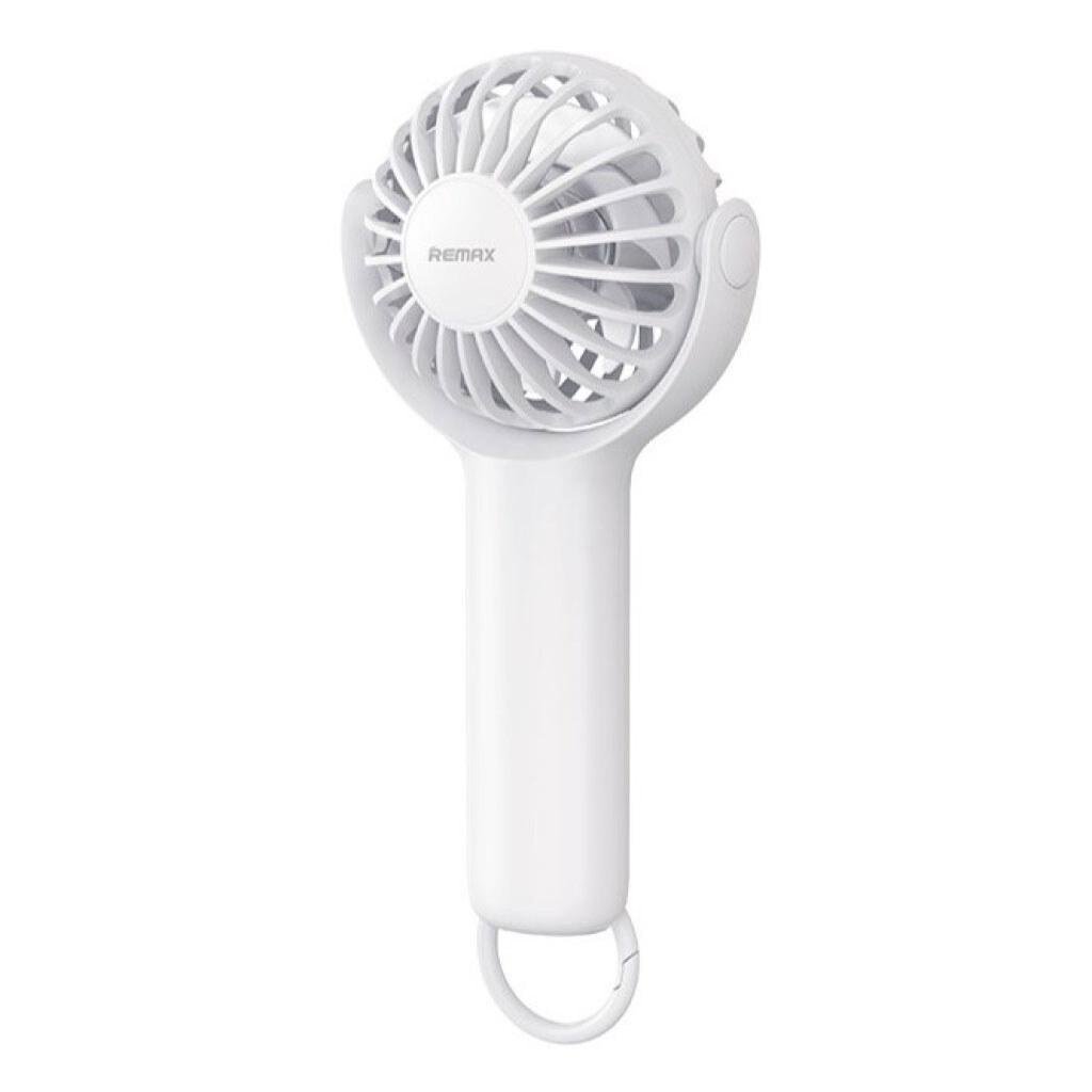 Вентилятор портативный Remax F34 настольный/ручной с аккумулятором 1200 mAh White (000524)