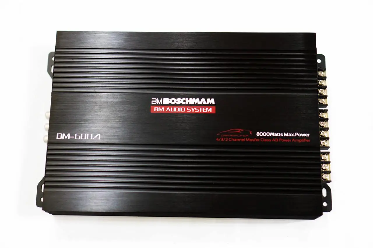 ᐉ Підсилювач звуку Boschman BM Audio BM-600 4 канальний 8000W