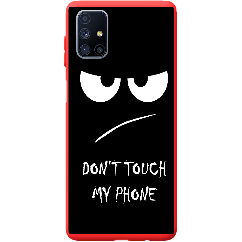 Чехол Boxface Samsung M515 Galaxy M51 Don't Touch my Phone Красный силикон (40937-up535-41570)