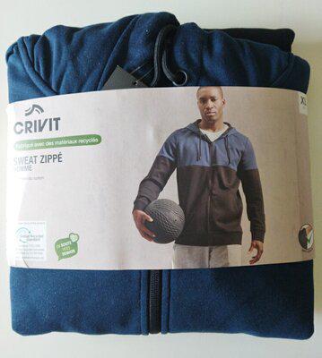 Кофта чоловіча на блискавці Crivit XL - фото 2 Кофта чоловіча на блискавці Crivit XL - фото 2