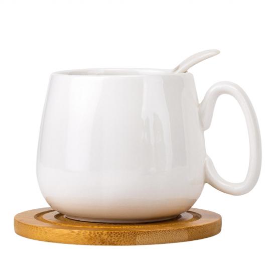 Набір кружок Elisey Серце із кераміки з бамбуковими підставками 230 мл Білий (135-81-9184-009) - фото 4 Набір кружок Elisey Серце із кераміки з бамбуковими підставками 230 мл Білий (135-81-9184-009) - фото 4