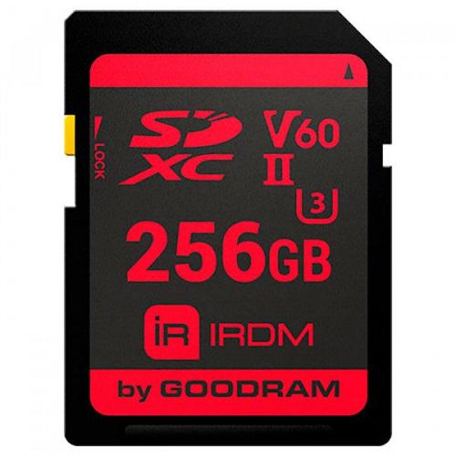 Карта пам'яті GoodRAM IR-S6B0-2560R11 Secure Digital 256Гб IRDM SDXC V60 UHS-II U3 Retail (562879) - фото 1