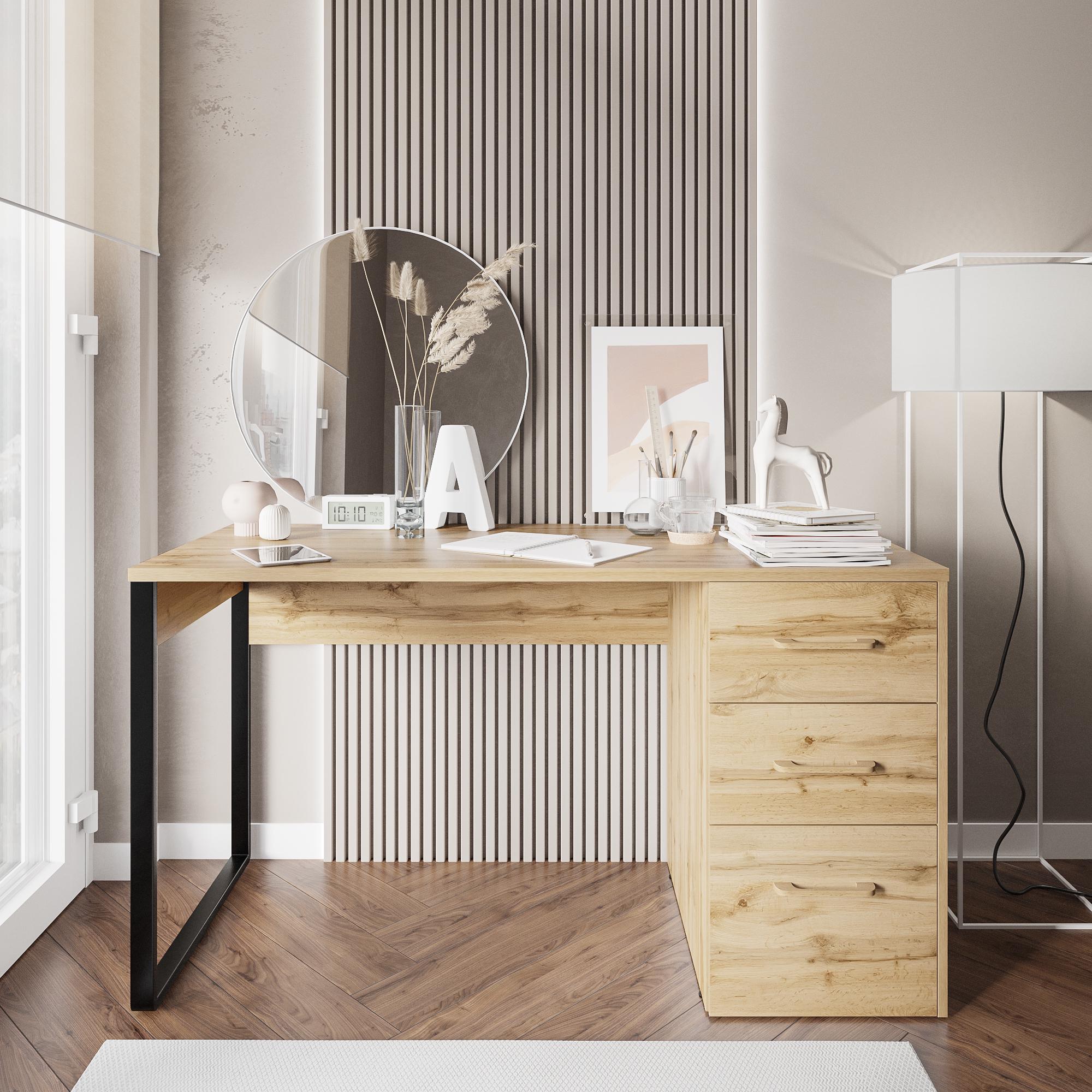 Стіл письмовий Loft-5 1400х598х750 мм Дуб Аппалачі (Арт.230) - фото 3 Стіл письмовий Loft-5 1400х598х750 мм Дуб Аппалачі (Арт.230) - фото 3