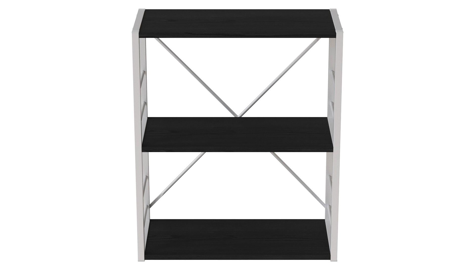 Этажерка Ferrum-decor Коннект 3/60 ДСП 16 мм 73x60x28 см Белый/Сосная Кембра (FRD-104265)