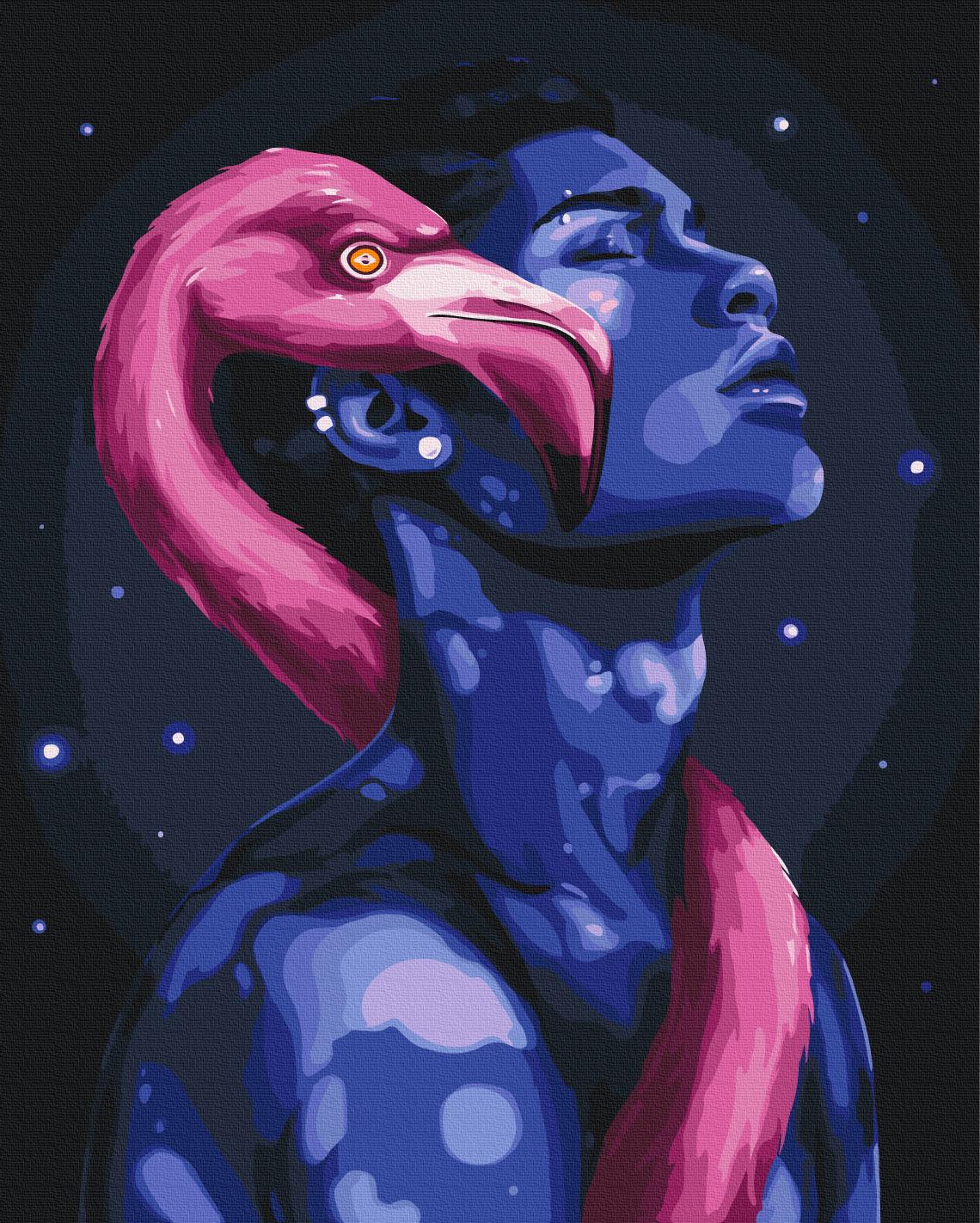 Картина по номерам Brushme Фламинго 40x50 см (BS54460)