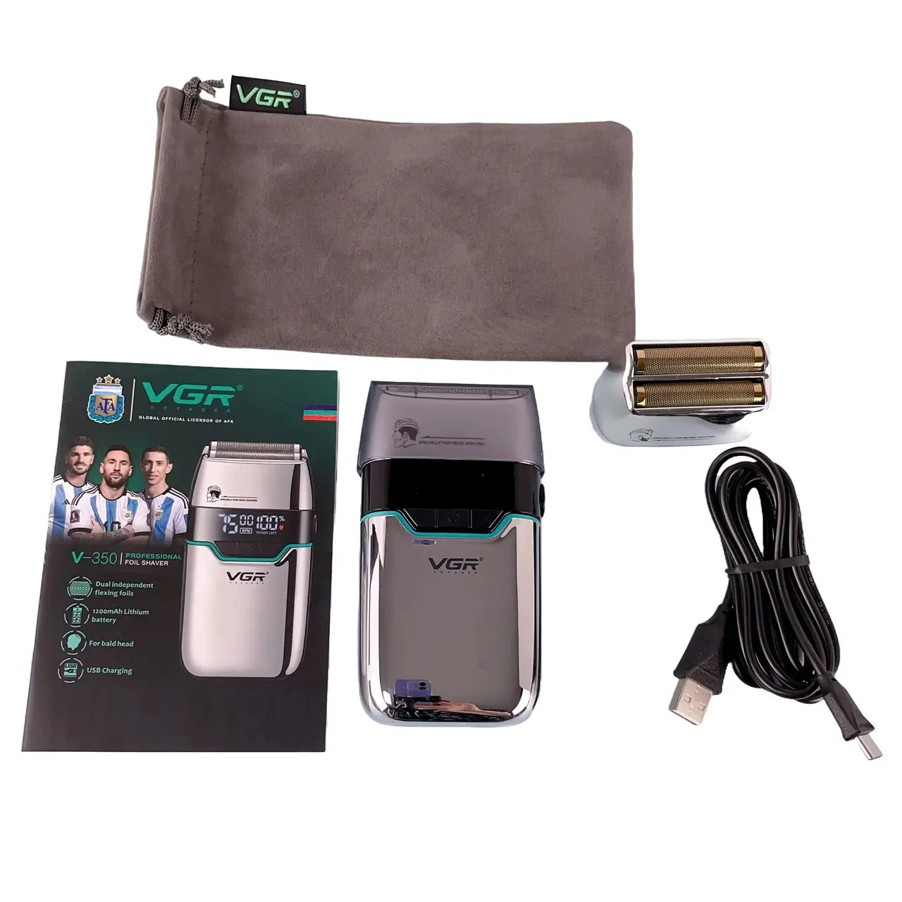 Електробритва VGR V-350 Silver (9066) - фото 3 Електробритва VGR V-350 Silver (9066) - фото 3