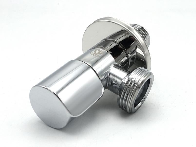 Кран для підключення сантехнічних приладів ASCO S.S.304 1/2"x3/4" нержавіюча сталь (RS-AS-SS-304-08) - фото 2 Кран для підключення сантехнічних приладів ASCO S.S.304 1/2"x3/4" нержавіюча сталь (RS-AS-SS-304-08) - фото 2