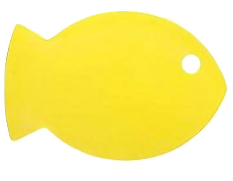 Дошка кухонна Stenson WHW99416-1 пластикова Риба 21х29 см Yellow (9c833204)