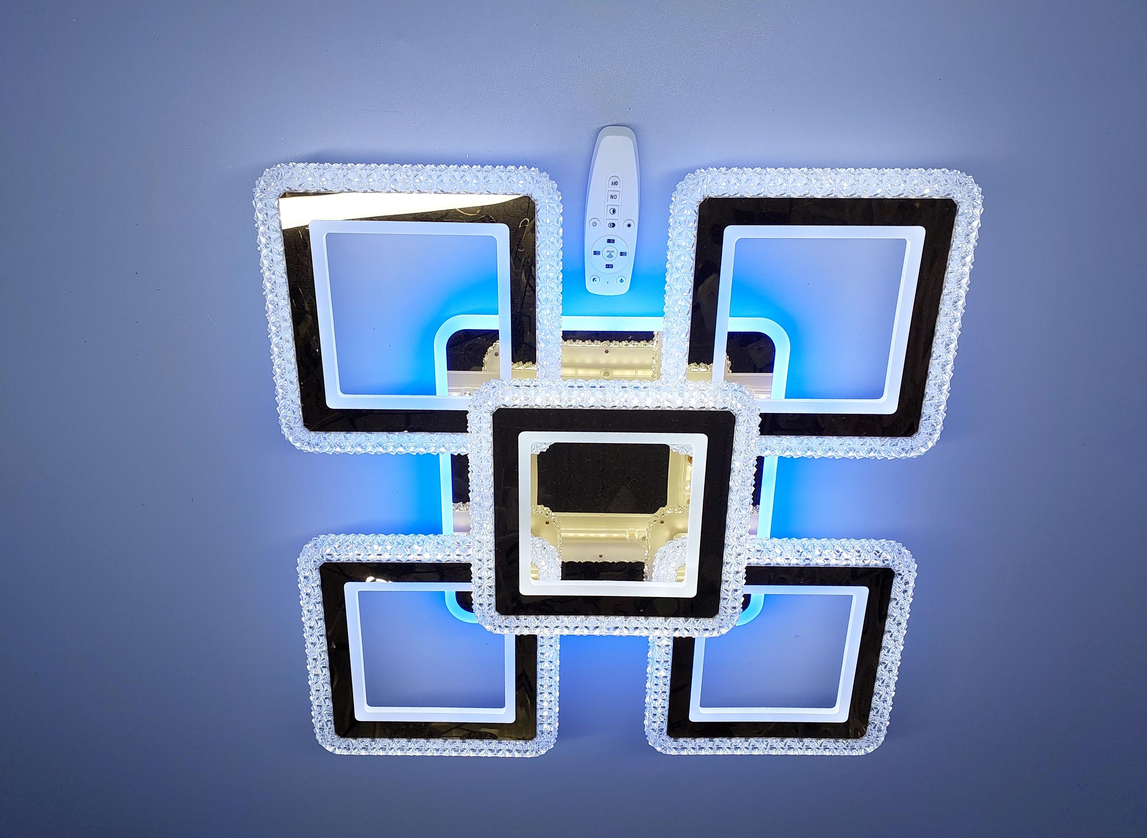 Люстра світлодіодна 82/5 GD+RGB з підсвіткою 250/36W Золотий (18205062) - фото 9 Люстра світлодіодна 82/5 GD+RGB з підсвіткою 250/36W Золотий (18205062) - фото 9