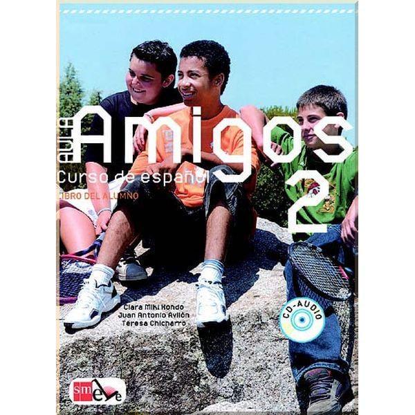 Учебник Aula Amigos 2 Libro del alumno con Portfolio el alumno y CD-Audio