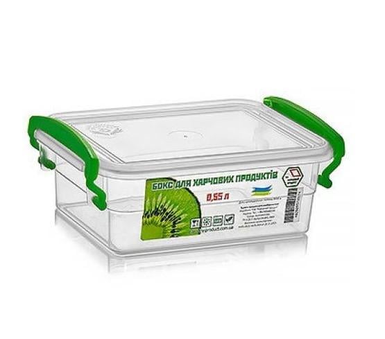 Пищевой контейнер Stenson с ручками 550 мл 11х15,5х6 см (AN012794)