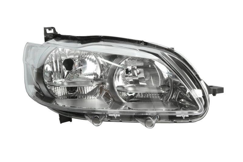 Фара передняя правая Peugeot 301 2012- H7/H1 (550-1158R-LDEMN)