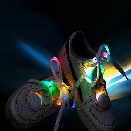 Шнурки светящиеся на кроссовки 120 см 2 шт. на батарейке (L00183) - фото 6 Шнурки светящиеся на кроссовки 120 см 2 шт. на батарейке (L00183) - фото 6