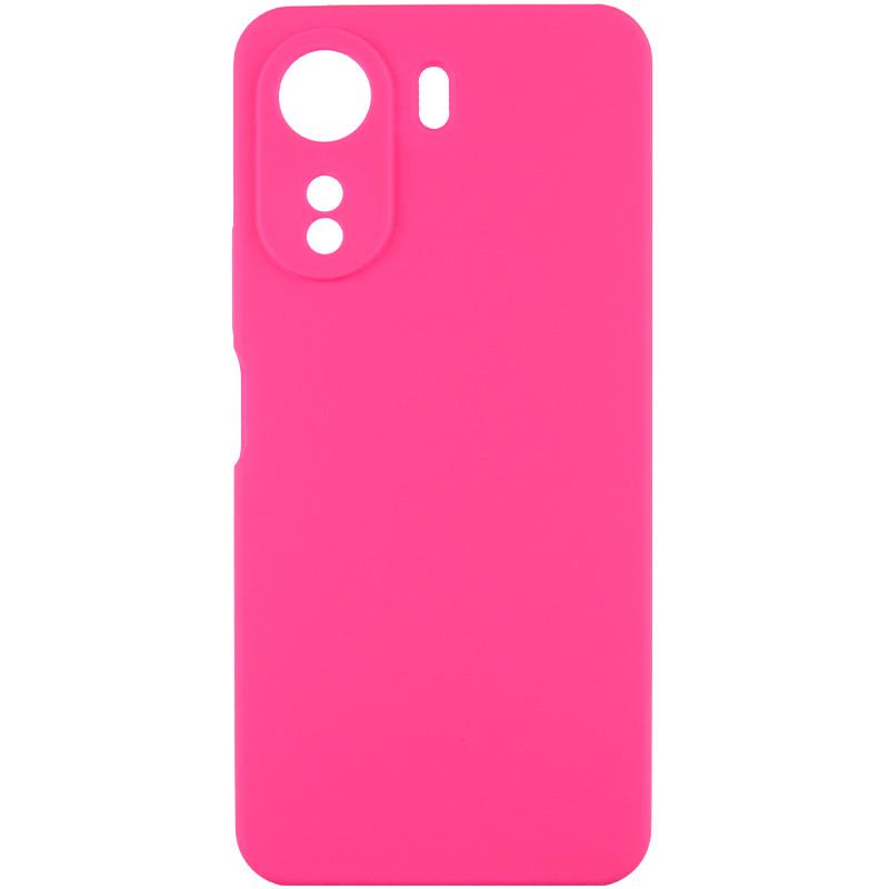 Противоударный чехол Silicone Cover Lakshmi Full Camera (AAA) для Xiaomi Redmi 13C / Poco C65 Розовый / BARBIE PINK