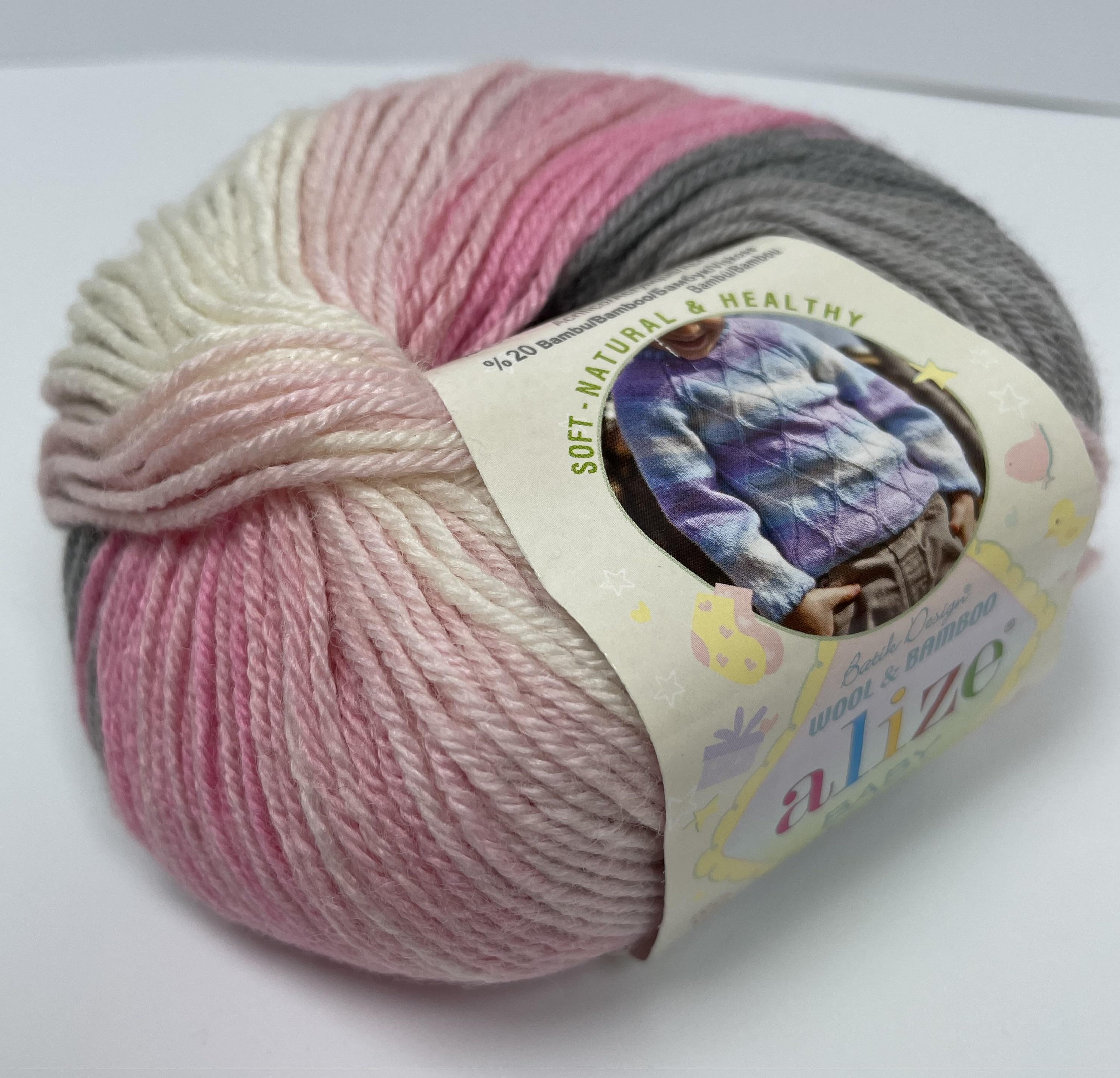 Пряжа Alize Baby Wool Batik 3245
