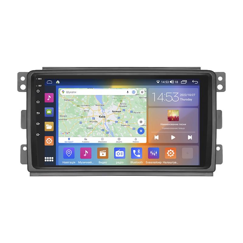 Штатная магнитола Lesko для Smart Fortwo I Рестайлинг 2003-2007 экран 9" 2/32Gb CarPlay 4G Wi-Fi GPS Prime