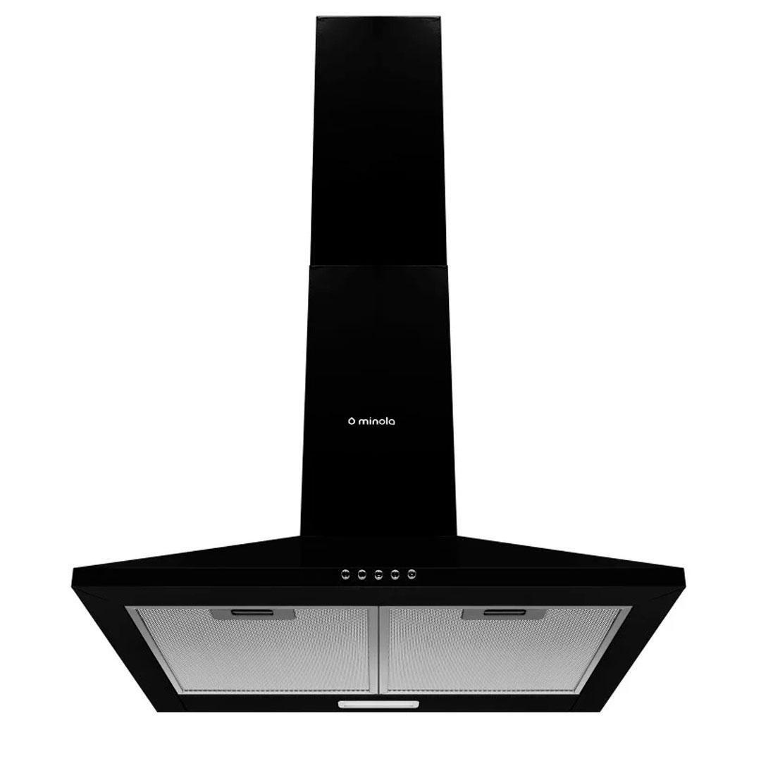 Вытяжка MINOLA HK 6614 BL 1000 LED Черный (5902767908894)