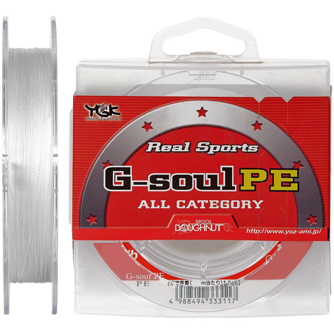 Шнур YGK Real Sports G-Soul PE #0,4/6lb 150 м Белый (1400852267)