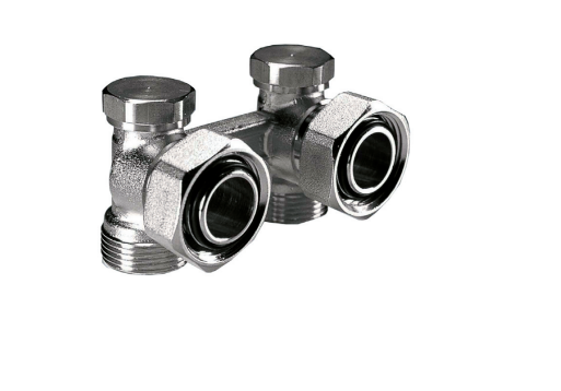 Кран радиаторный IVR 3/4" угловой нижнее подключение