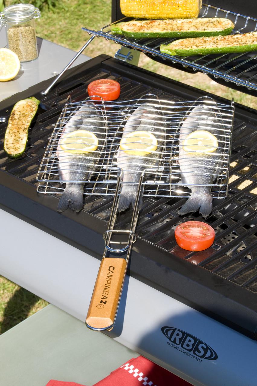 Сетка-решетка Campingaz деревянная ручка 35x25 см (A-013981) - фото 3