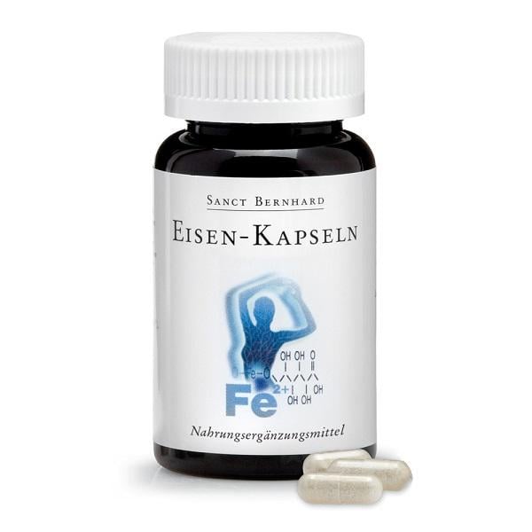 Мікроелемент Залізо Sanct Bernhard Eisen 20 mg 120 капс. (000020603)