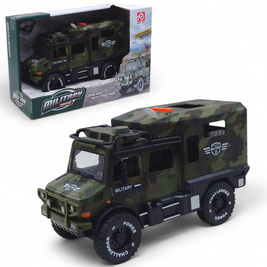 Игрушечная военная машинка свет/звук Зеленый (252399)