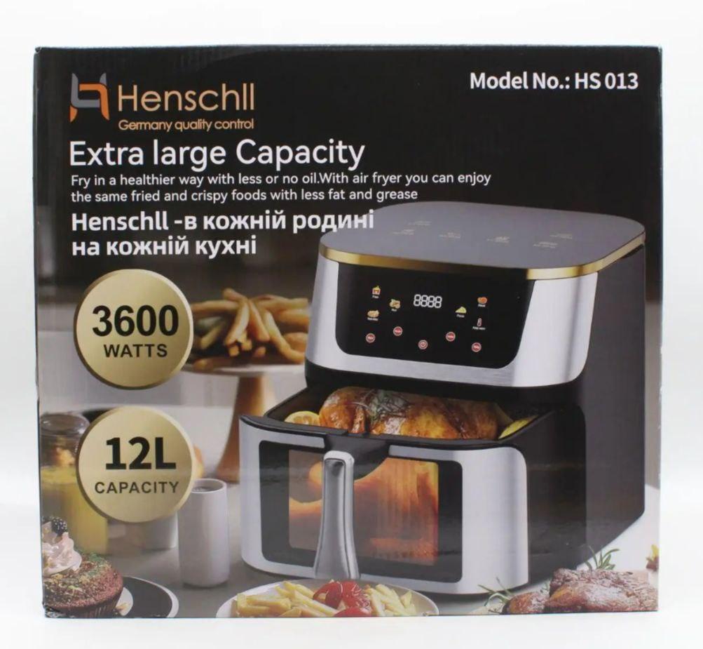 Аерогриль-мультипіч Henschll HS-013 12 л 3600 Вт (HS-013) - фото 9 Аерогриль-мультипіч Henschll HS-013 12 л 3600 Вт (HS-013) - фото 9
