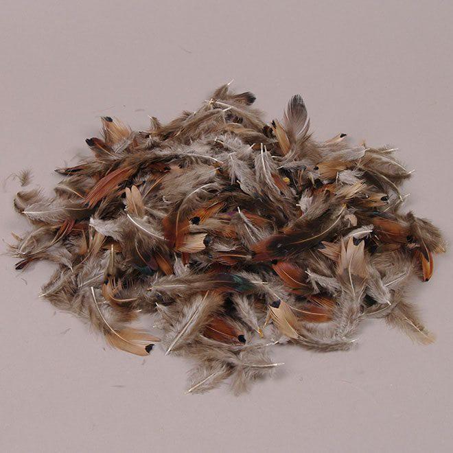 Перья декоративные Flora 12 г Серый (22891)