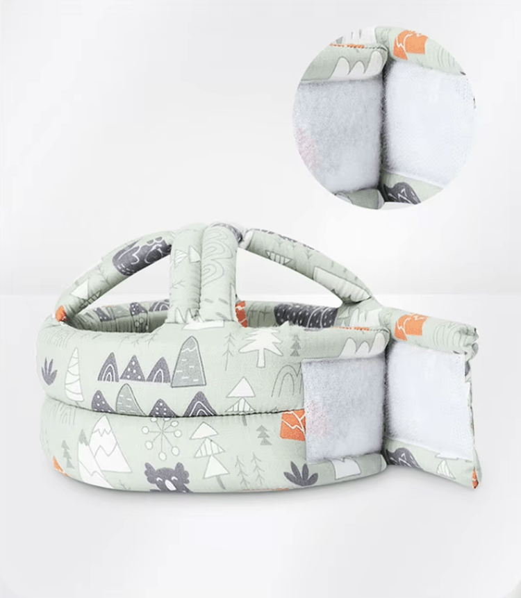 Шолом захисний для голови малюка від падінь Сірий (143722) - фото 4 Шолом захисний для голови малюка від падінь Сірий (143722) - фото 4