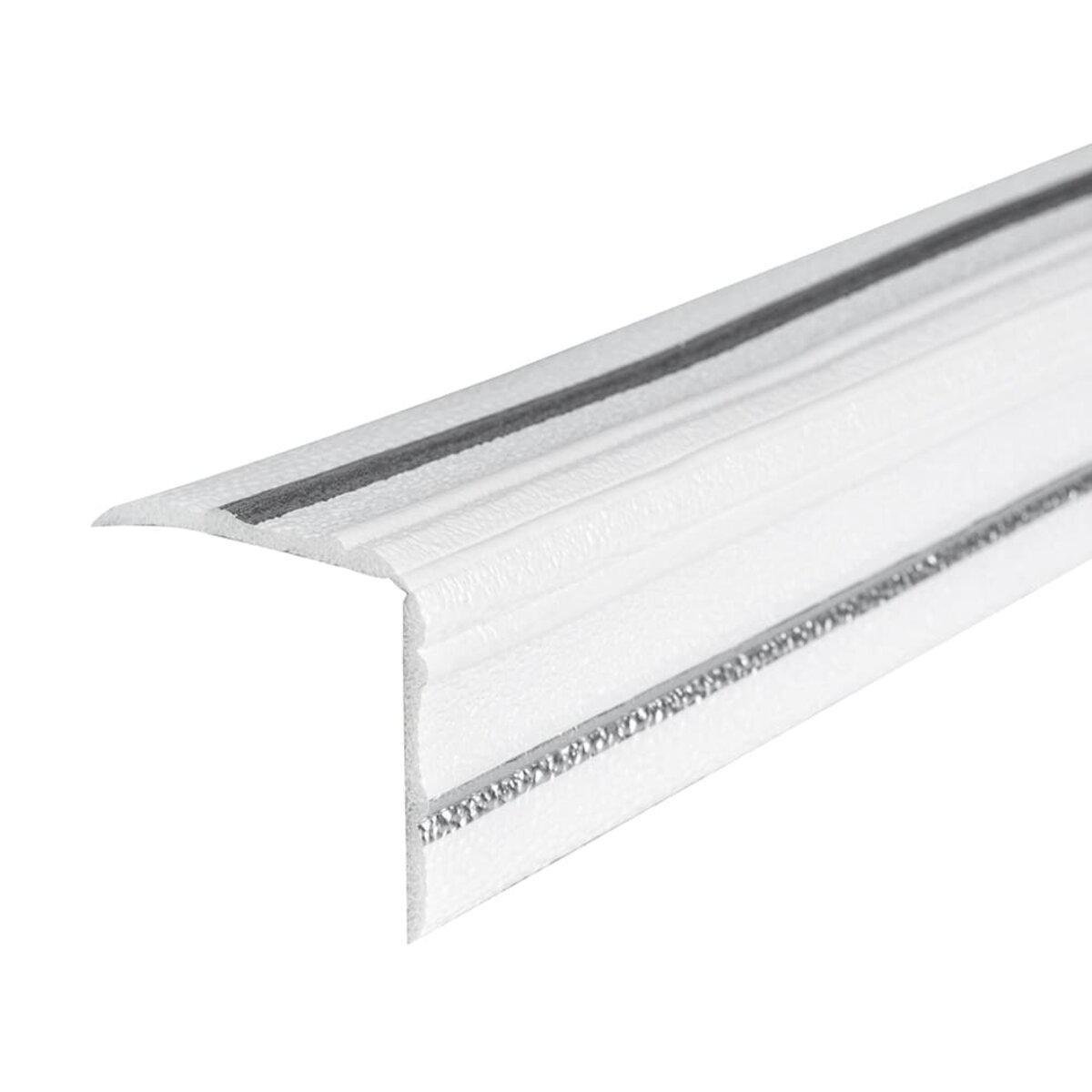 Плінтус РР самоклеючий 2300х140х4 мм Білий з сірою смужкою (SW-00001809) - фото 2 Плінтус РР самоклеючий 2300х140х4 мм Білий з сірою смужкою (SW-00001809) - фото 2