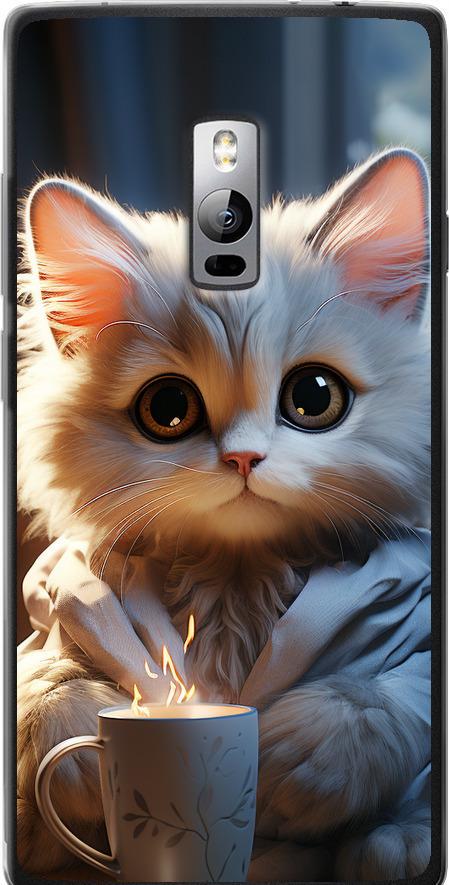 Чехол на OnePlus 2 White cat (5646u-386-42517) Чехол на OnePlus 2 White cat (5646u-386-42517)