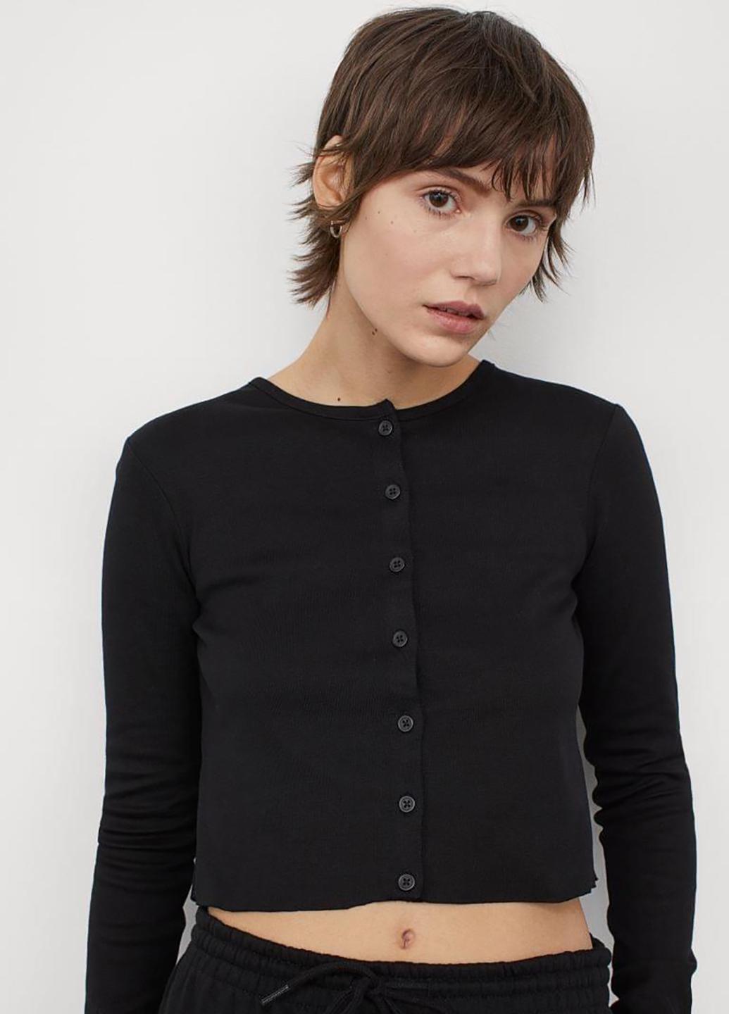 Кардиган H&M M Черный (920066b50)