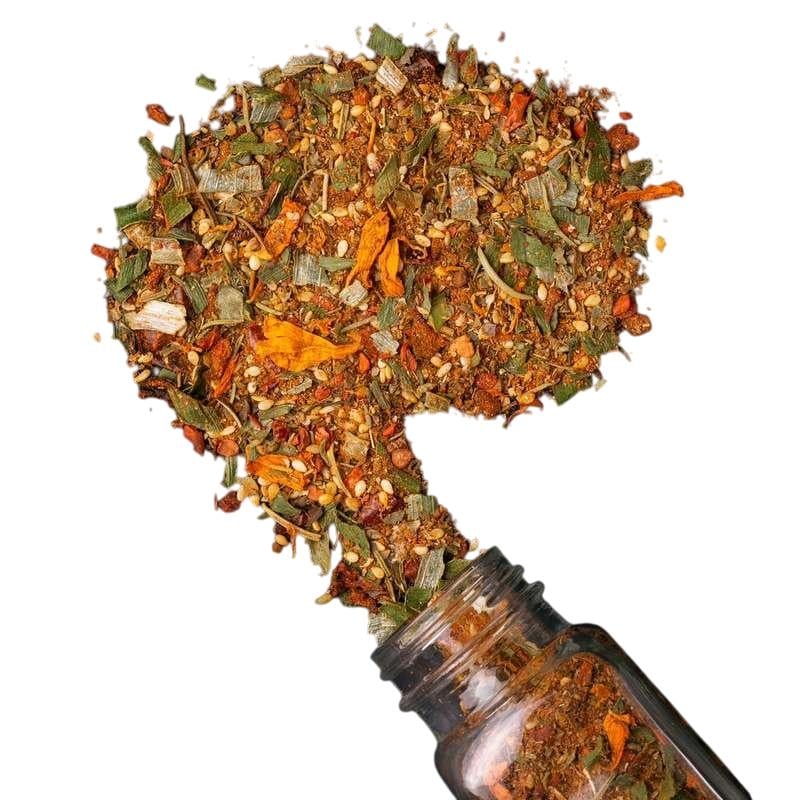 Приправа для салата с шафраном и кунжутом 100 г (28112280) - фото 1 Приправа для салата с шафраном и кунжутом 100 г (28112280) - фото 1