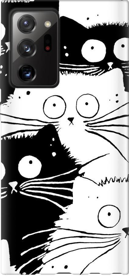 Чехол на Samsung Galaxy Note 20 Ultra Коты v2 (3565u-2051-42517) Чехол на Samsung Galaxy Note 20 Ultra Коты v2 (3565u-2051-42517)